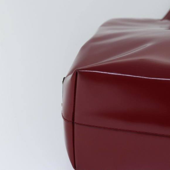 PRADA Tote Bag Patent leather Red Auth ep5078 - Picture 8 of 16